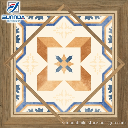 Sunnda 60x60 blue and white porcelain orient ceramic floor tile